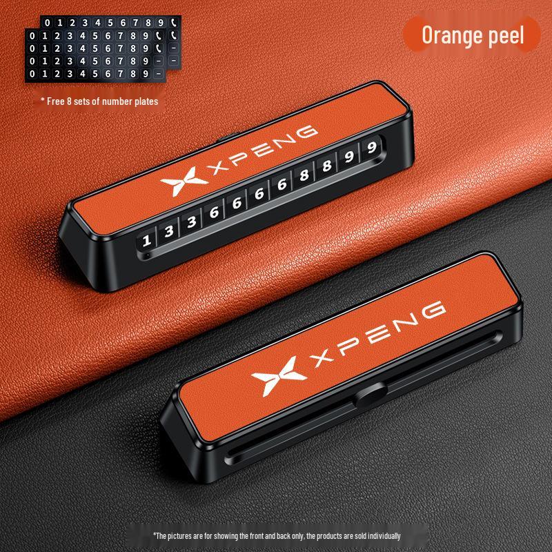 Совместимо с XPeng P7+, G9, G3i, P5 и G7: Двухзначная временная парковочная табличка и продвинутая телефонная карта для перемещения автомобиля.