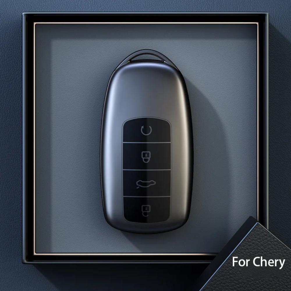 Титановый серый для Chery Tiggo 8 Pro Tiggo 8plus New 5 Plus 7pro Chery Tiggo 7 Pro Max Omoda C5 Чехол-протектор для ключа автомобиля