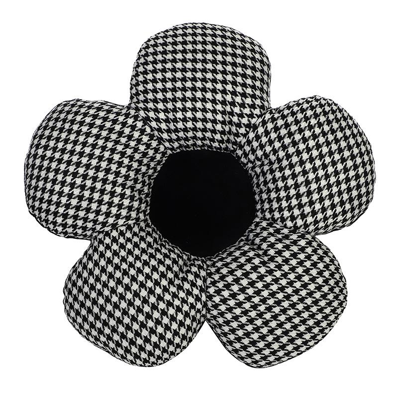 High-End Plush Houndstooth Winter Car Seat Heating Cushion