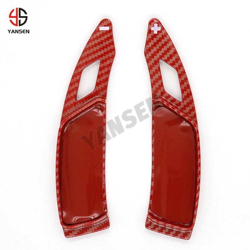 Paddle Shifter For Peugeot 208 308 508 2008 3008 5008 GTi SW Allure Carbon Black Steering Wheel Shift Paddle Shifter Accessories