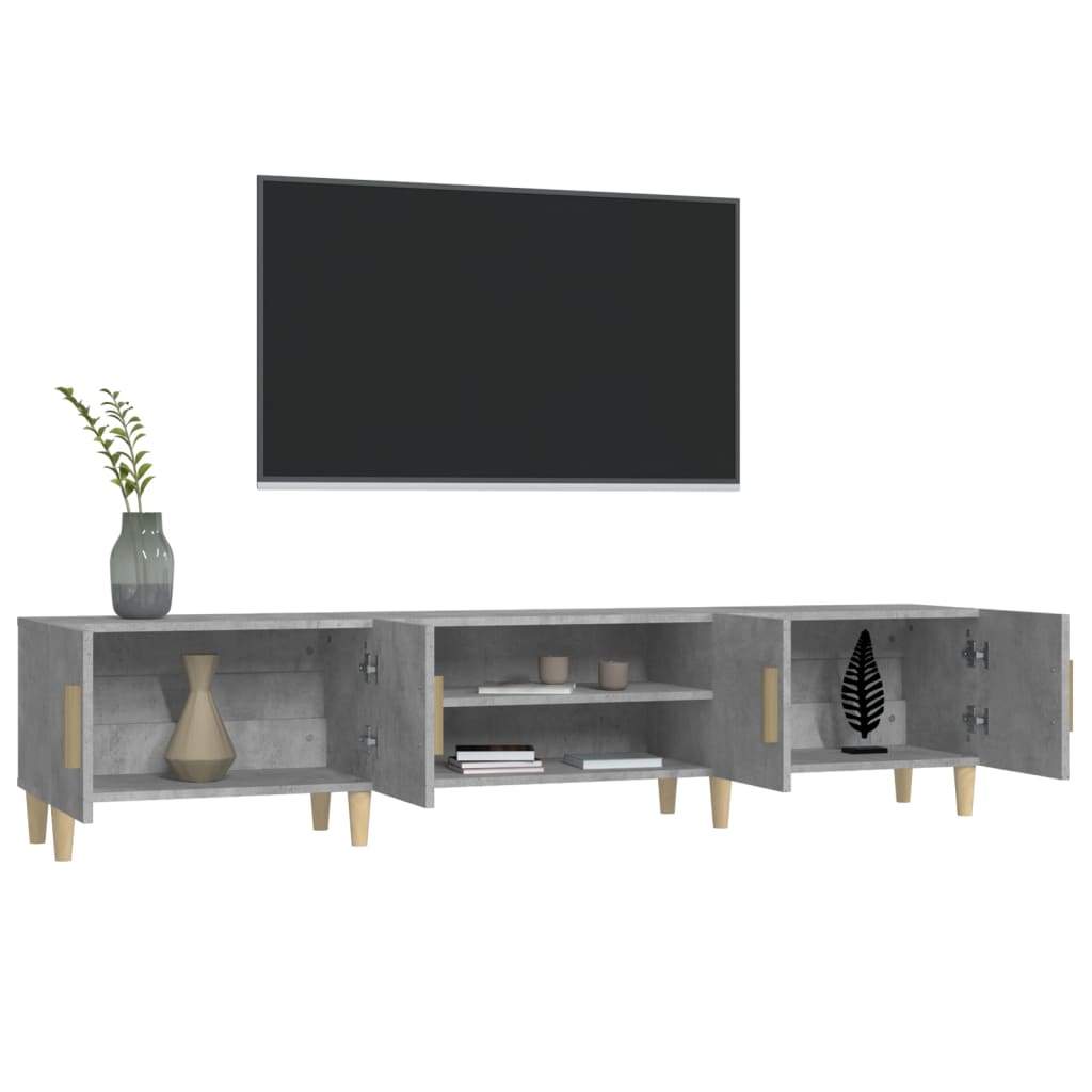 Minimalistischer kreativer TV-Schrank - 180x31,5x40 cm, stilvolles und minimalistisches Design für das Wohn- oder Schlafzimmer