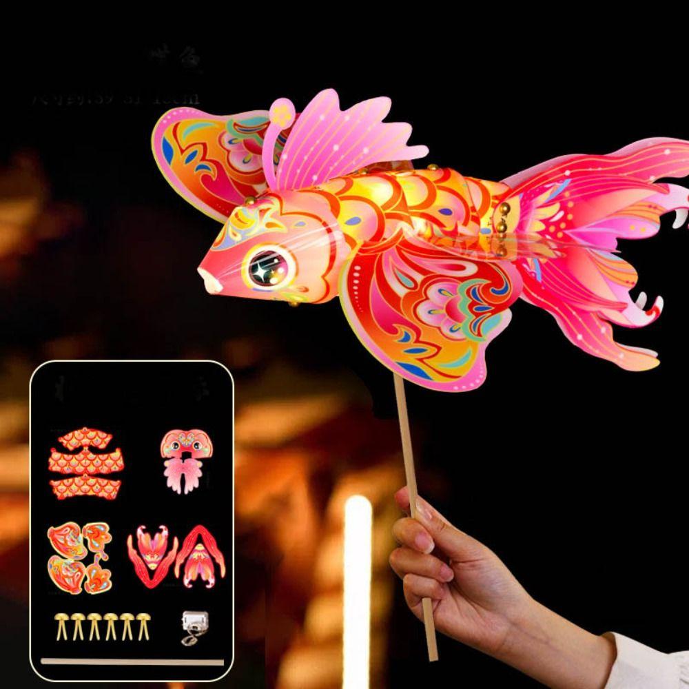 Handheld Handheld Fish Lantern Waterproof DIY Lantern Materials Celebration