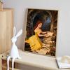 Disney Набор для алмазной живописи DIY Круглый Декор для дома на стену Подарок ручной работы для взрослых Belle Библиотечные свитки Искусство