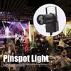 Светодиодный свадебный прожектор Pinspot Свет Сценический прожектор Регулируемый угол Дистанционное управление для вечеринки Свадьба 10 Вт Сценический прожектор