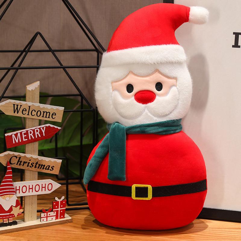 Plush Santa Adorable Claus Doll Snowman Stuffed Room Toys Kids Christmas Gift