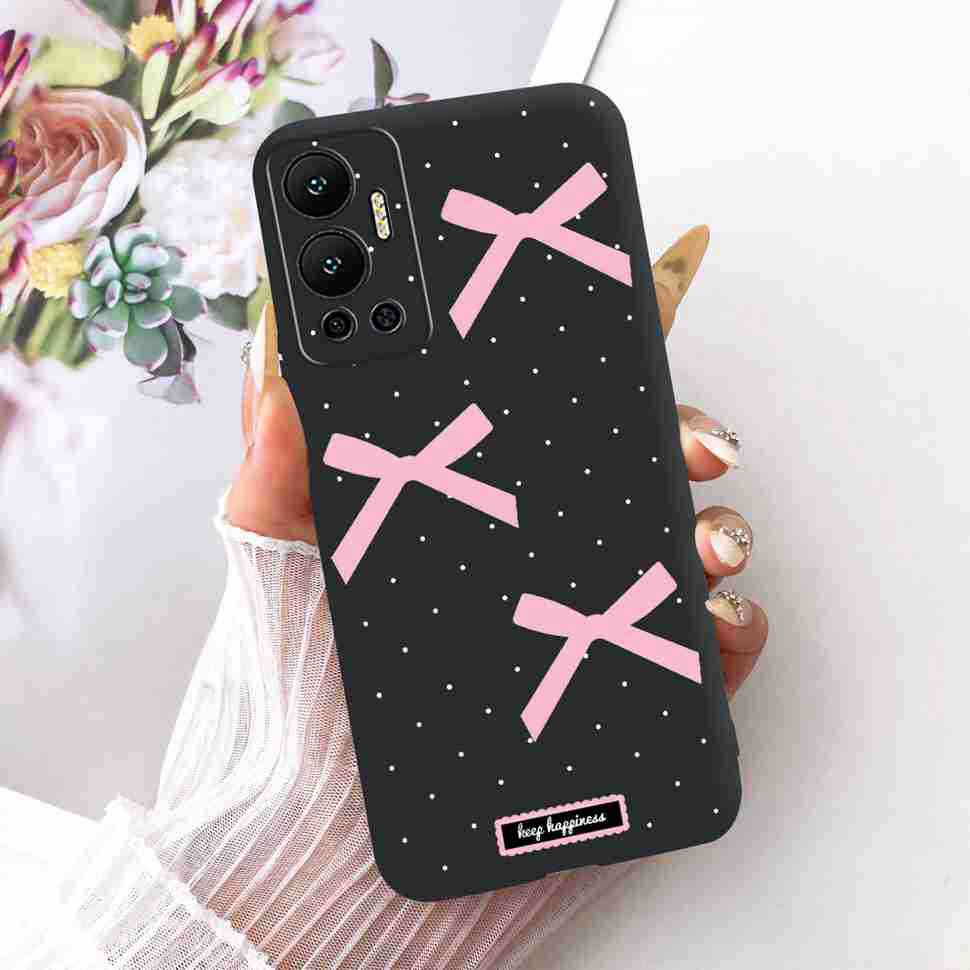 For Infinix Hot 12 Case Nice Butterfly Back Cover Phone Case Soft TPU Silicone Coque Cases For Infinix Hot12 Hot 12 Bumper