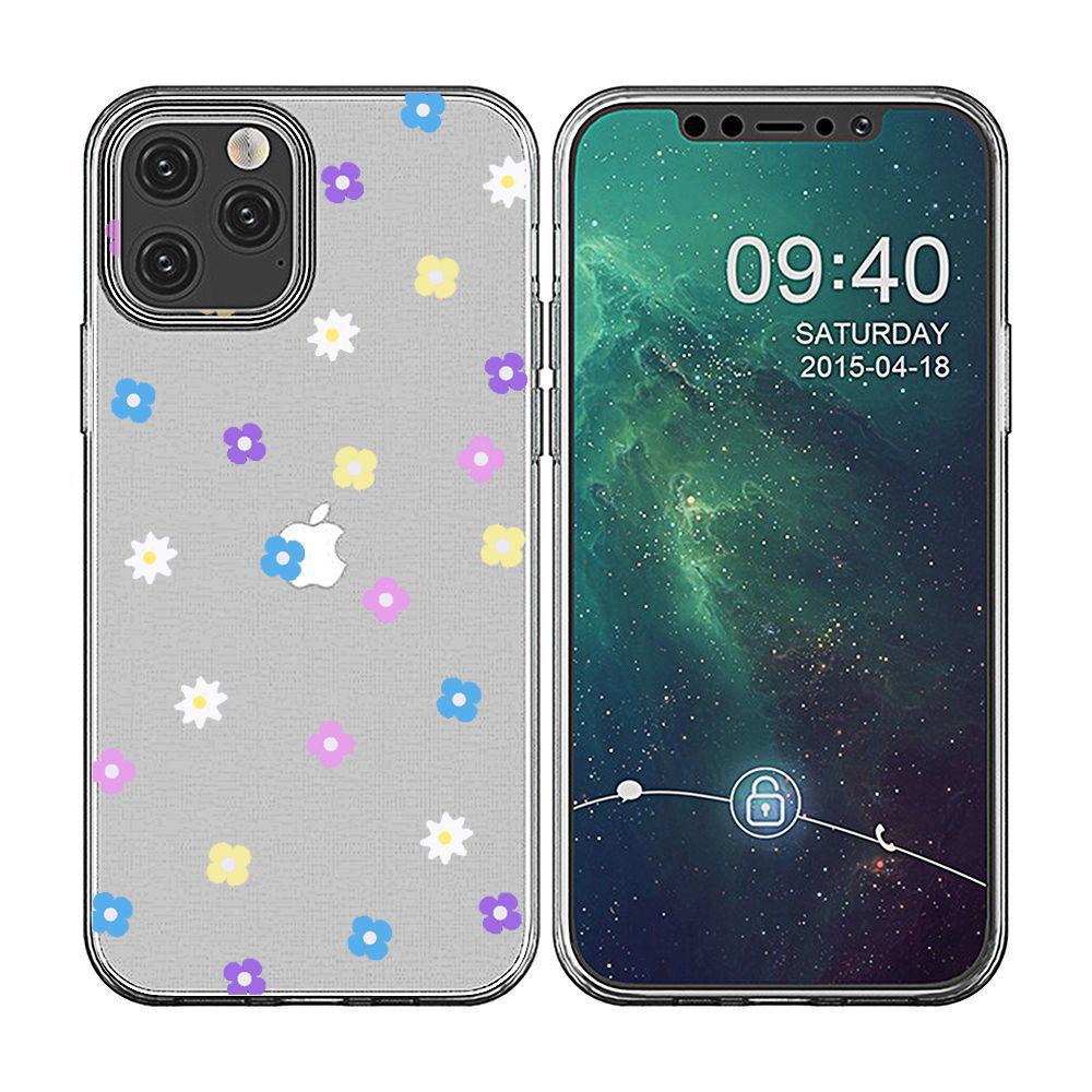 Чехол для мобильного телефона Apple 15 из прозрачного ТПУ 14PRO MAX с кружевным тиснением Soft Shell