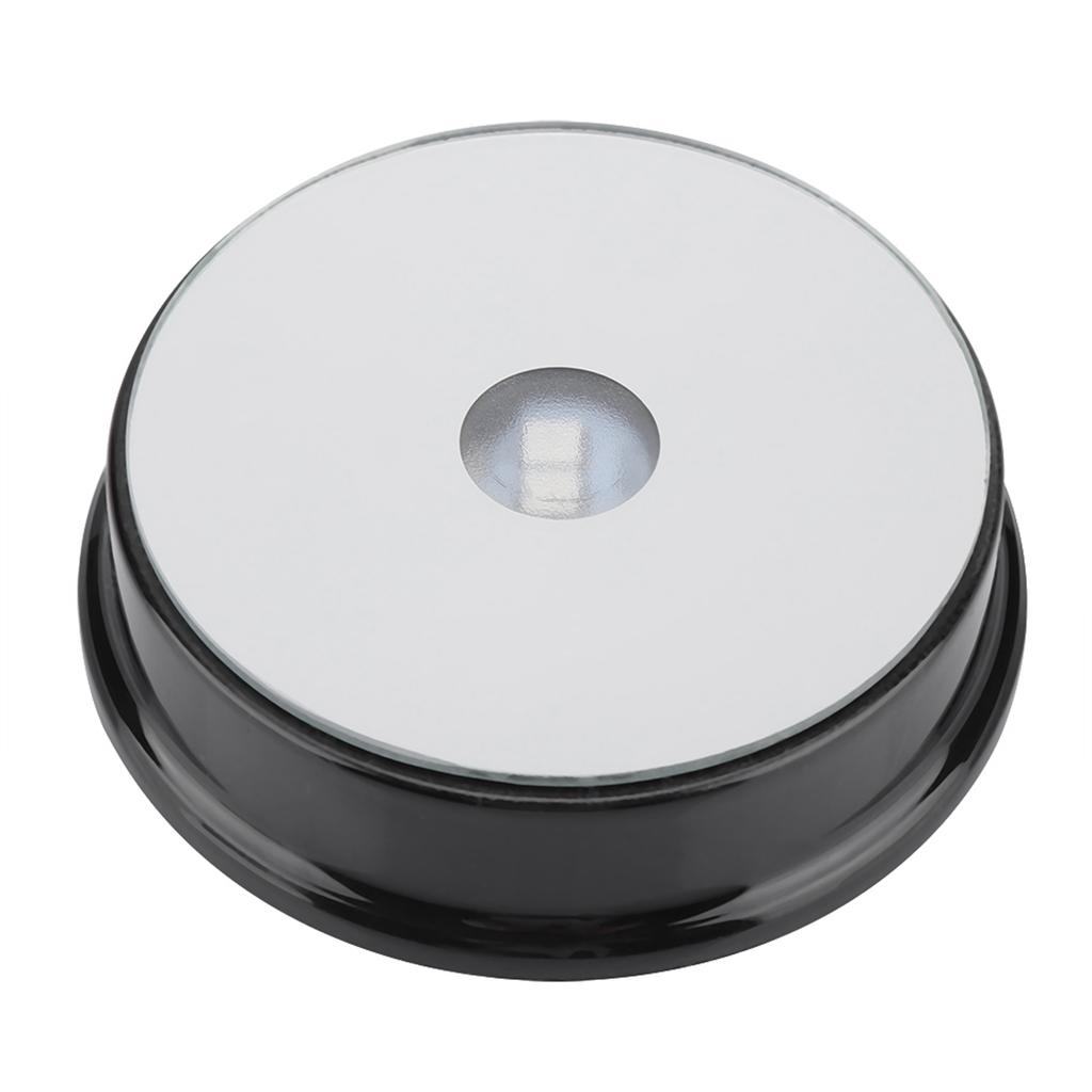 Семицветная светодиодная подставка для стеклянной бутылки, украшение художественной фигурки из хрусталя