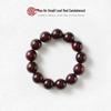Natural Small-Leaf Sandalwood Bracelet, Unisex Prayer Beads, Single Strand, 0.8, Old Material, 108 Beads