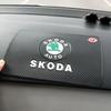 drxhs8 Car Anti-slip Pad Non Slip Mat for Skoda Rapid Kodiak Superb Octavia 2 A7 Fabia Tour RS Kamiq Yeti Interior Auto Accessories