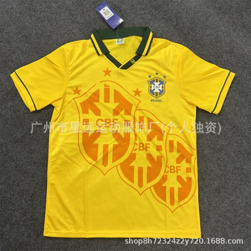 Retro World Cup Football Jerseys - Brazil Argentina England Vintage Soccer Shirts Fans