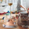 Игрушка для кошек Шарик-трек 3-уровневая башня с роликами и дразнилкой Игрушка-ролик для кошек Для кухни Квартиры Зоны отдыха Прихожей Дома Гостиной