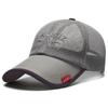Мужская однотонная сетчатая бейсболка с застежкой snapback для активного отдыха