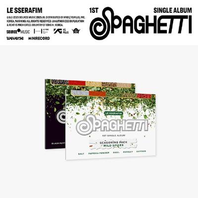 LE SSERAFIM 1-й сингл-альбом SPAGHETTI Weverse Album ver.