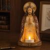 Декорация-подсвечник "Молящаяся фигура Талоса", Религиозный подсвечник, Держатели-украшения для дома, офиса, гостиной, Настольный декор
