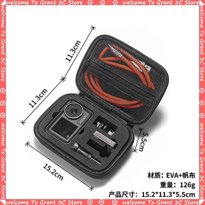 Action6 Travel Carrying Case for DJI OSMO Action 6 Storage Bag Portable Handheld Protective Bag Action Camera Accessories