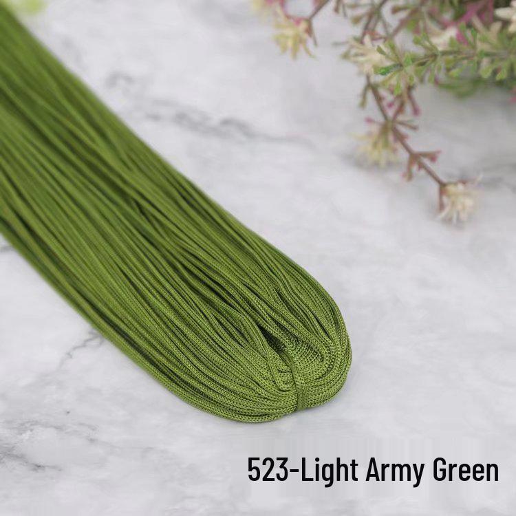 1mm Fine Ice Silk Crochet & Knitting Thread – Ideal for DIY Bags, Sandals, or Summer Hats