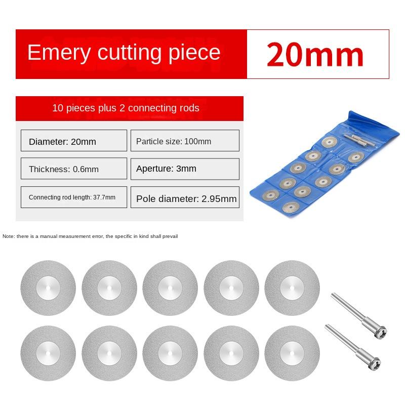 Cutting Dia. Small Diamond Cutting Wheel with Mandrel Cutoff Disc Blades Rotary Cutter Tool Kit for Ceramic Metal Stone Tile