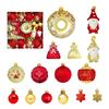 22Pcs/Set 6CM Christmas Tree Balls Creative Xmas Ornament Ball  Showcase
