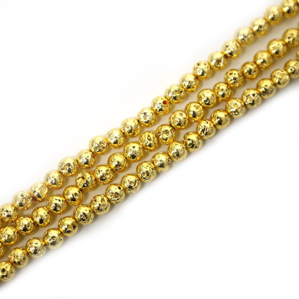 Натуральный лавовый камень круглые гематитовые бусины для рукоделия 4, 6, 8, 10 мм, изготовление ювелирных изделий