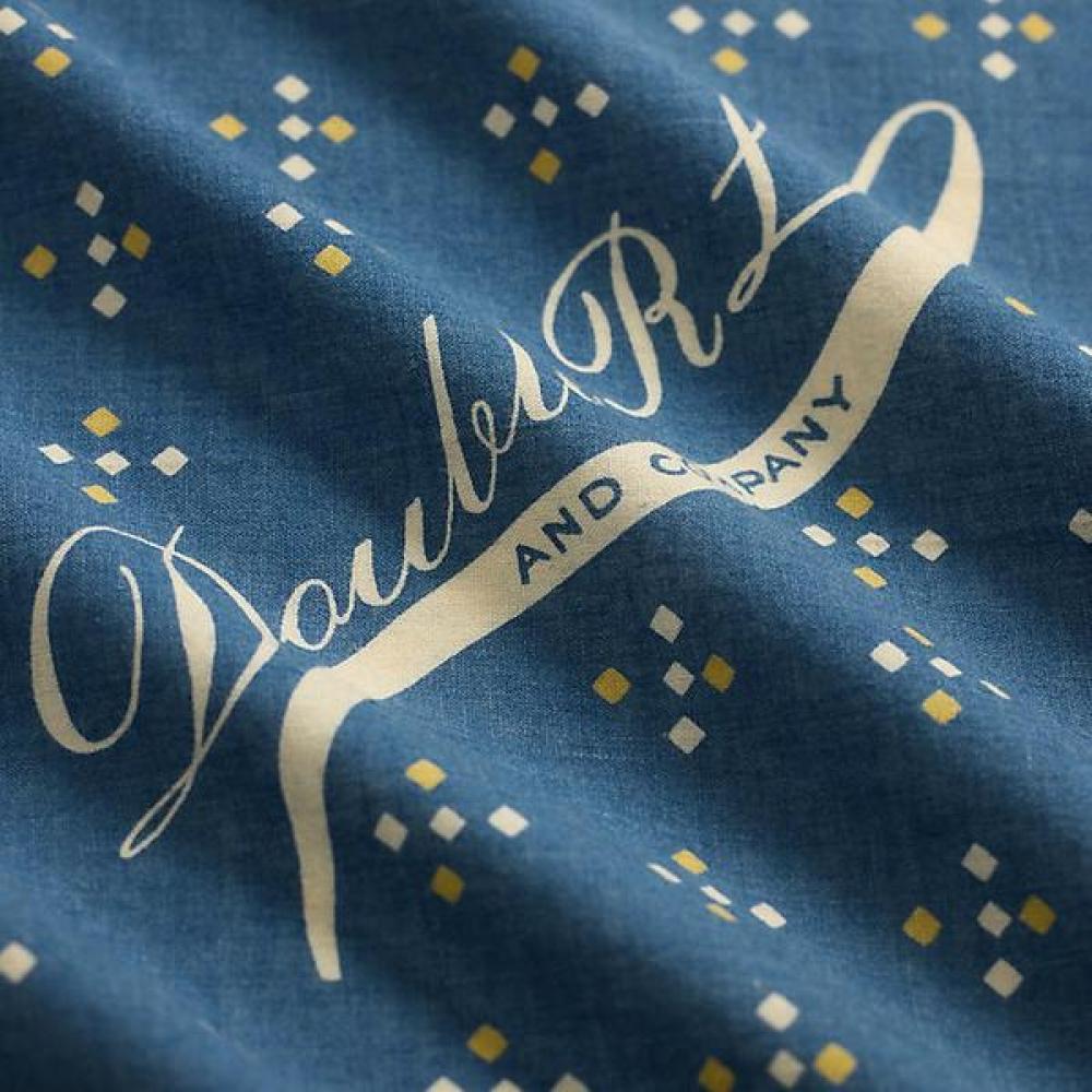 Rrl Logo Indigo Cotton Bandana Marrhgs0j320106410