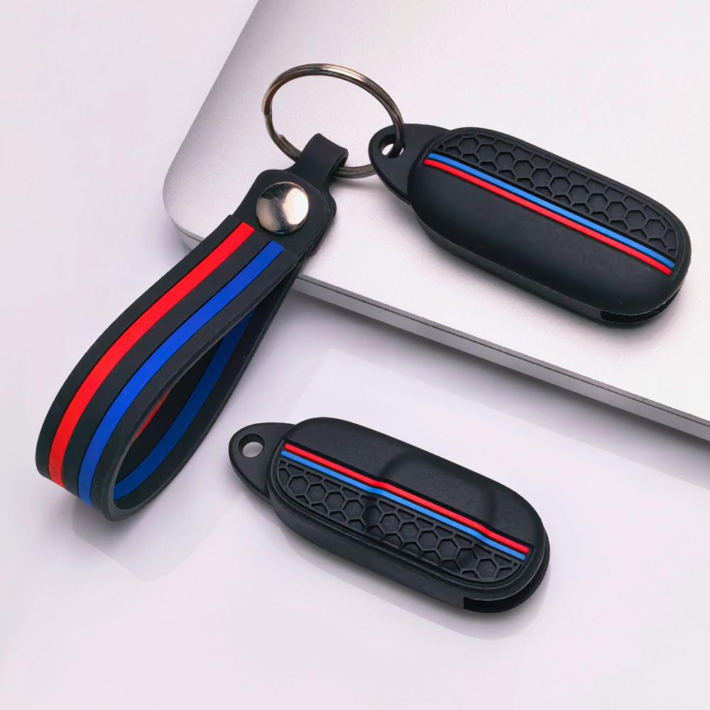 Key Shell Cover for Zontes 368G 368E 368D 368M 368K 350D with Keychain Non Slip Key Shell for Zontes Motorcycle Key Anti-Scratch Surface