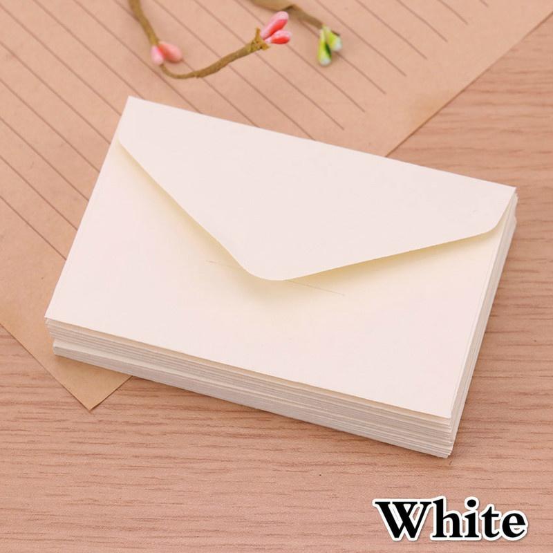 20 шт. пустые мини-конверты из крафт-бумаги, свадебные приглашения, подарочный конверт
