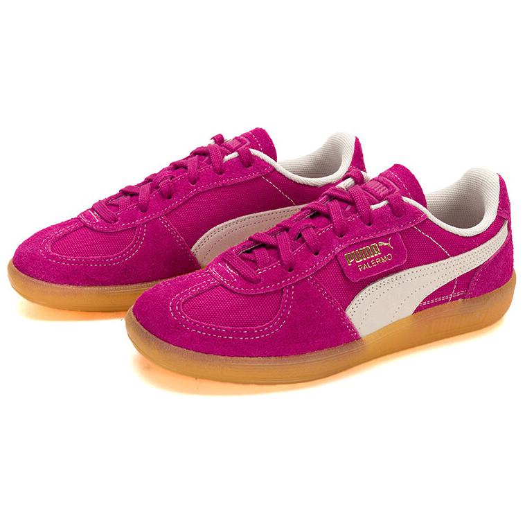 Puma Палермо Винтаж Маджента Блеск Унисекс Кроссовки Фиолетовый Матовый-Слоновая кость 396841-07
