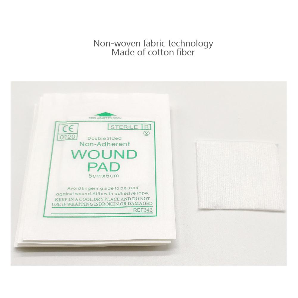 50/100 шт. стерильная нетканая марлевая повязка принадлежности для ухода за ранами марлевая повязка хлопковая первая помощь водонепроницаемая повязка на рану