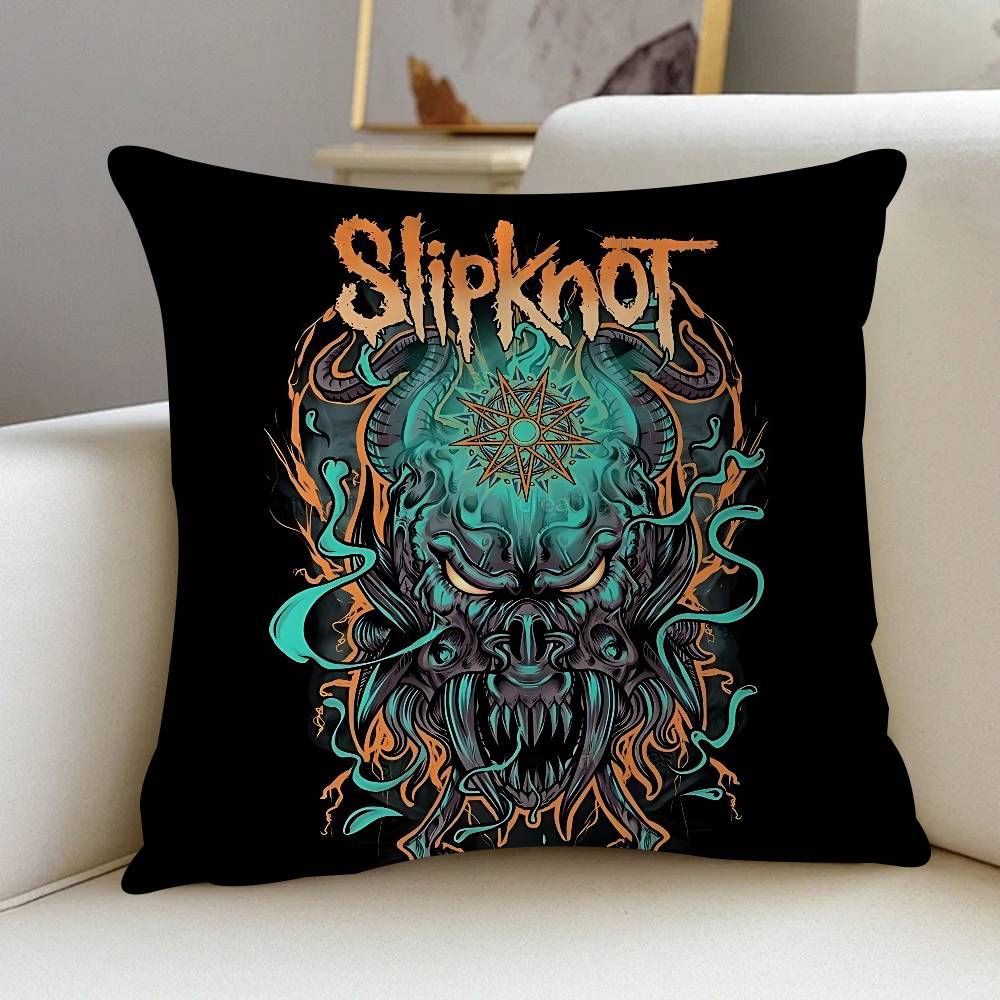 Наволочка Rock Band S-Slipknot Logo Подарок Мультяшный Наволочка Декор Спальни Дома Дивана Кресла Сиденья Наволочка