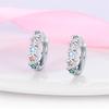 925 Silver Colorful Zircon-Inlaid Star Earrings For Women Wedding Engagement Charm Earrings Jewelry Gift