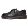 Leather Round Toe Lace-Up Comfortable Durable Low-Top Casual Shoes Unisex Casual Shoes Black 31684001