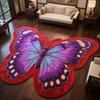 Коврик для пола Бабочка Впитывающий Коврик для ванной Нескользящий Декоративный Коврик Бабочка для Душа Спальни Гостиной Балкона Прихожей
