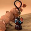 Sandalwood Wooden Wooden Cat Keychain Mobile Phone Strap Mobile Phone Lanyard Mobile Phone Chain