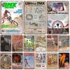 Винтажная металлическая табличка Велосипед BMX Велосипед Мотокросс Табличка Гонки Педали ACS TUF Procraft Kuwahara Raleigh Mongoose Dyno Diamond Back