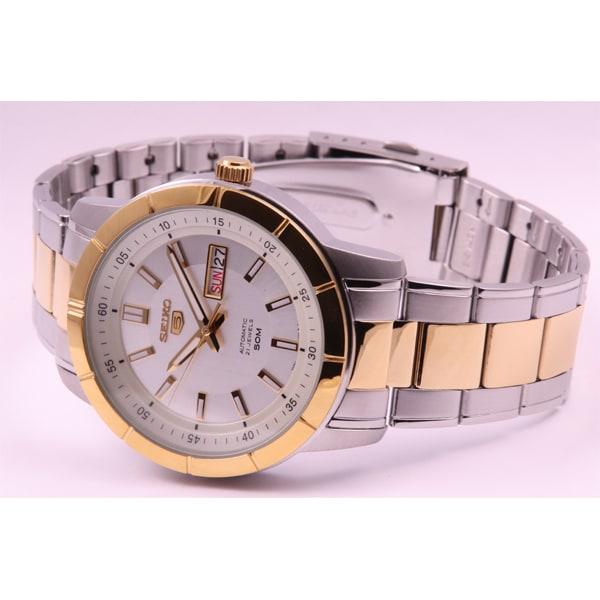 Seiko 5 GDPVD Combination Bracelet Silver SNKN58K1 Wrist Watch for Men