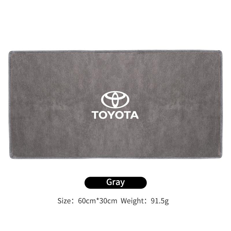 Car Microfiber Cleaning Towel Car Wash Drying Cloth Care Key Accessory For Toyota Corolla Yaris Camry Prius RAV4 CHR Hilux Aygo