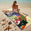 Custom Name Cute Characters Stylish printed beach towel,a quick-drying, absorbent mat suitable for the beach, pool, gym, and travel fans gift