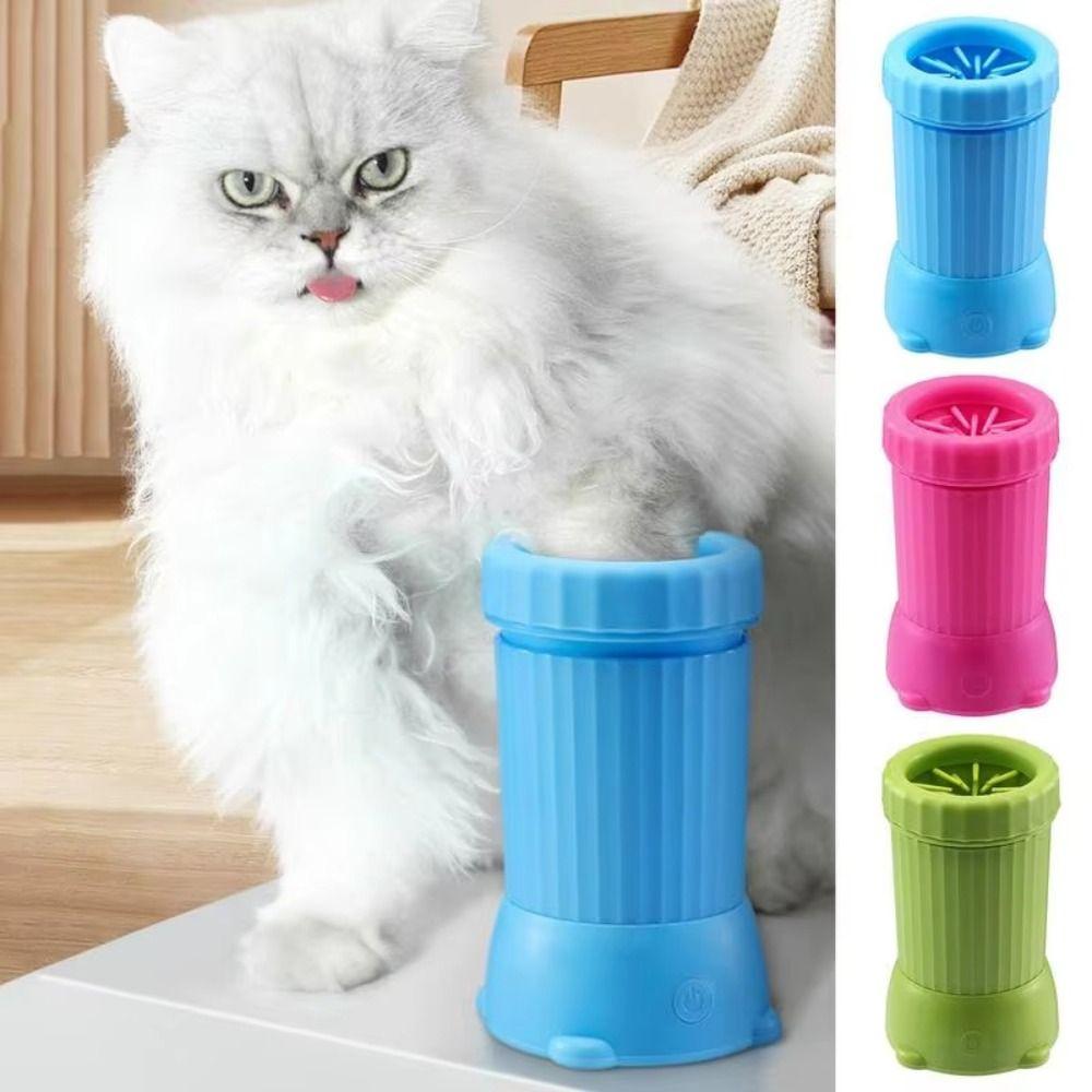 USB Rechargeable Dog Foot Washer Portable Paw Washer Cup Intelligent Pet Paw Washer Foot Cleaning