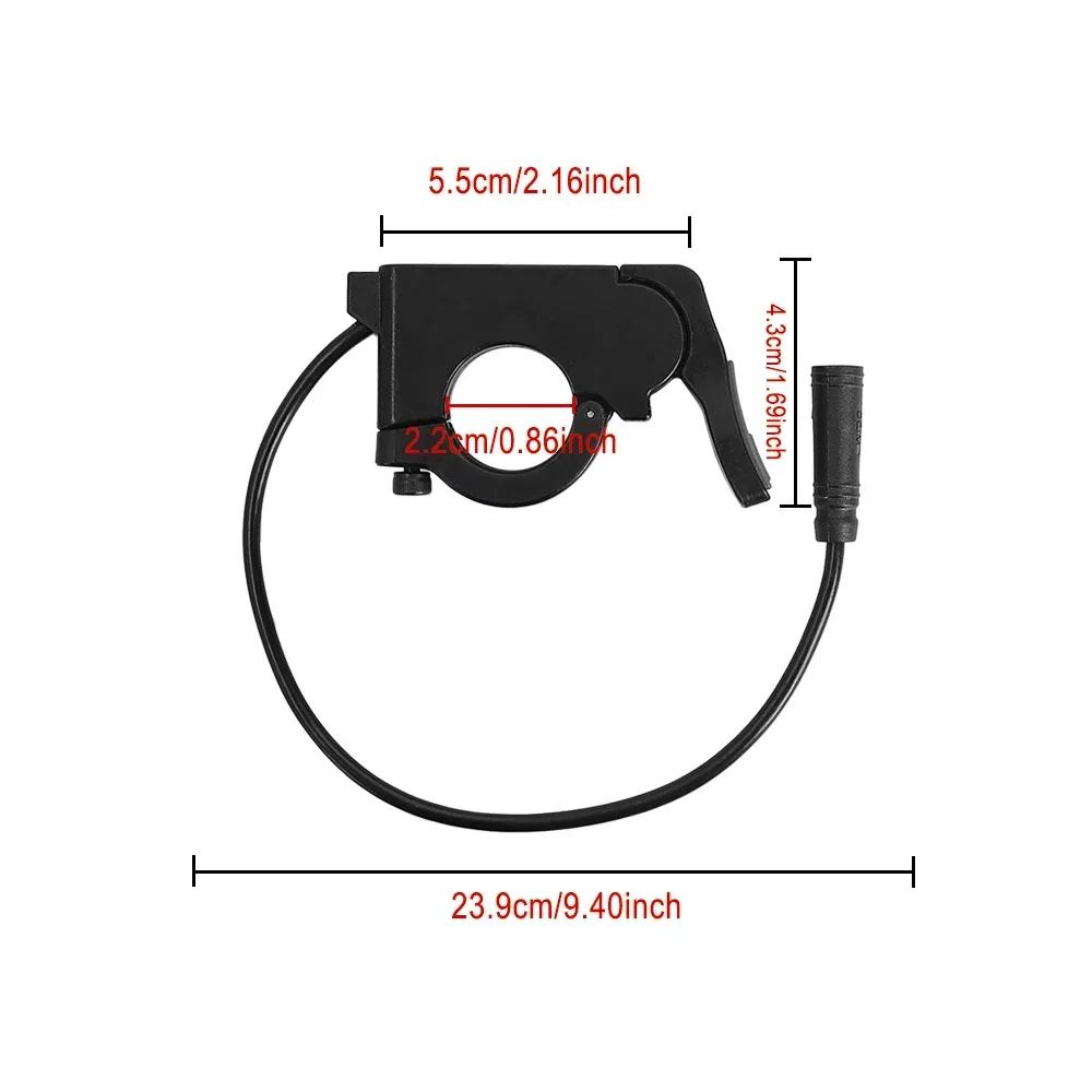 Регулятор скорости дроссельная ручка электрический акселератор дроссельная ручка под палец для Bafang BBS01 02 BBSHD мотор средней тяги запчасти для ремонта электровелосипеда