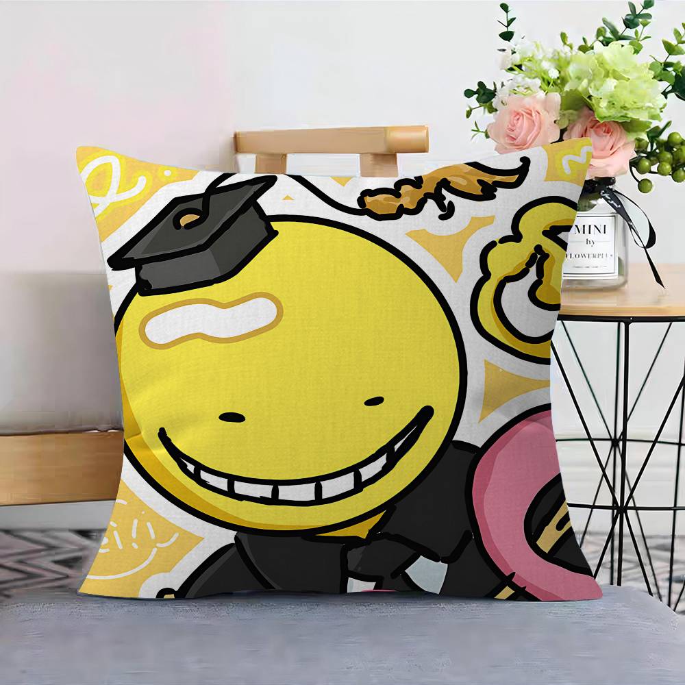 AAssassination Classroom Cushion Cover Car Throw Pillow Case For Sofa Car Christmas Gift xcm xcm