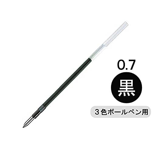 Стержень для шариковой ручки Mitsubishi Pencil uni на масляной основе с чернилами сверхнизкого трения Jet Stream 0,7 мм, черный, набор из 10 шт. SXR-80-07