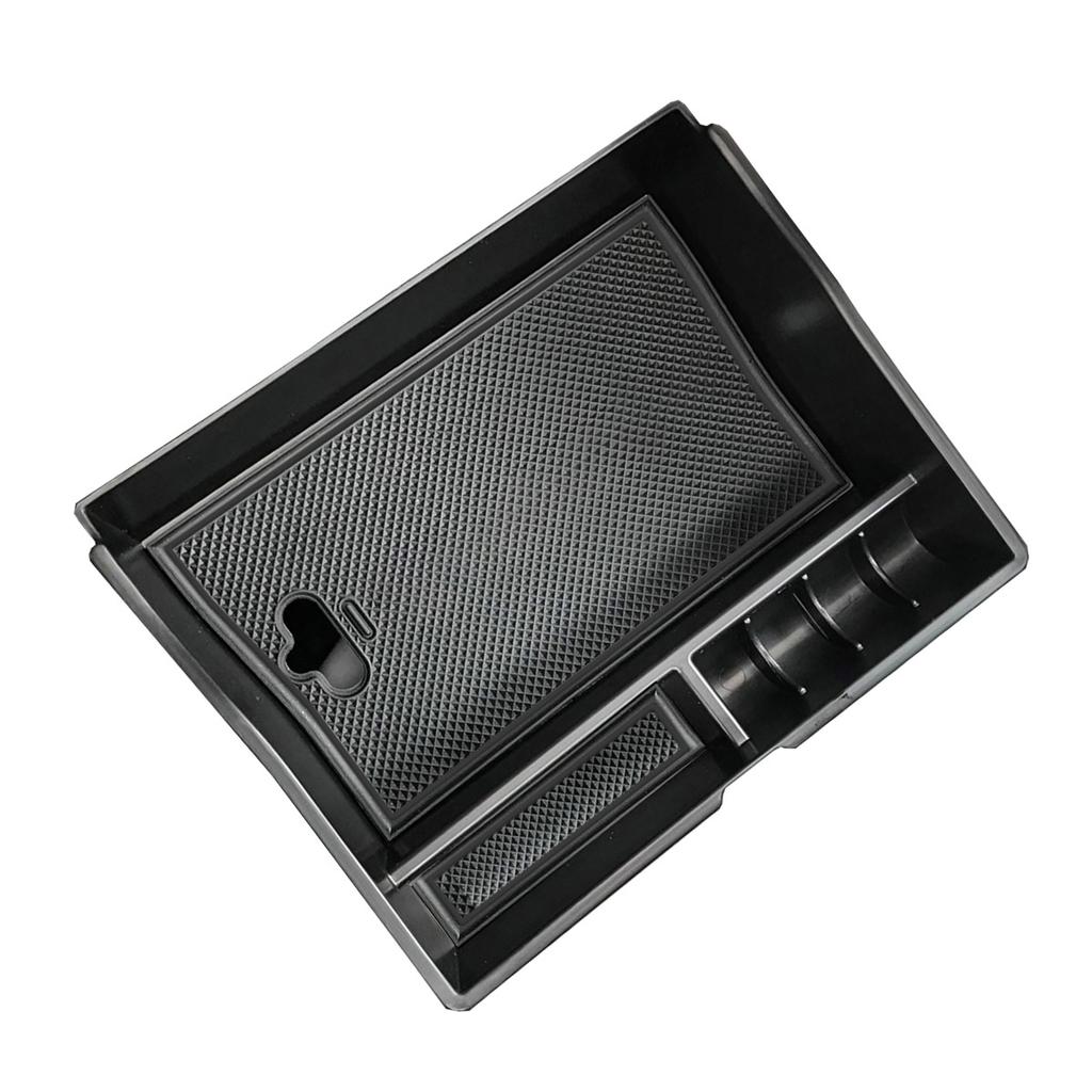 Center Console Organizer Tray For Toyota Sienna Accessories 2011-2020 Secondary Armrest Storage Glove Box ABS Black Materials
