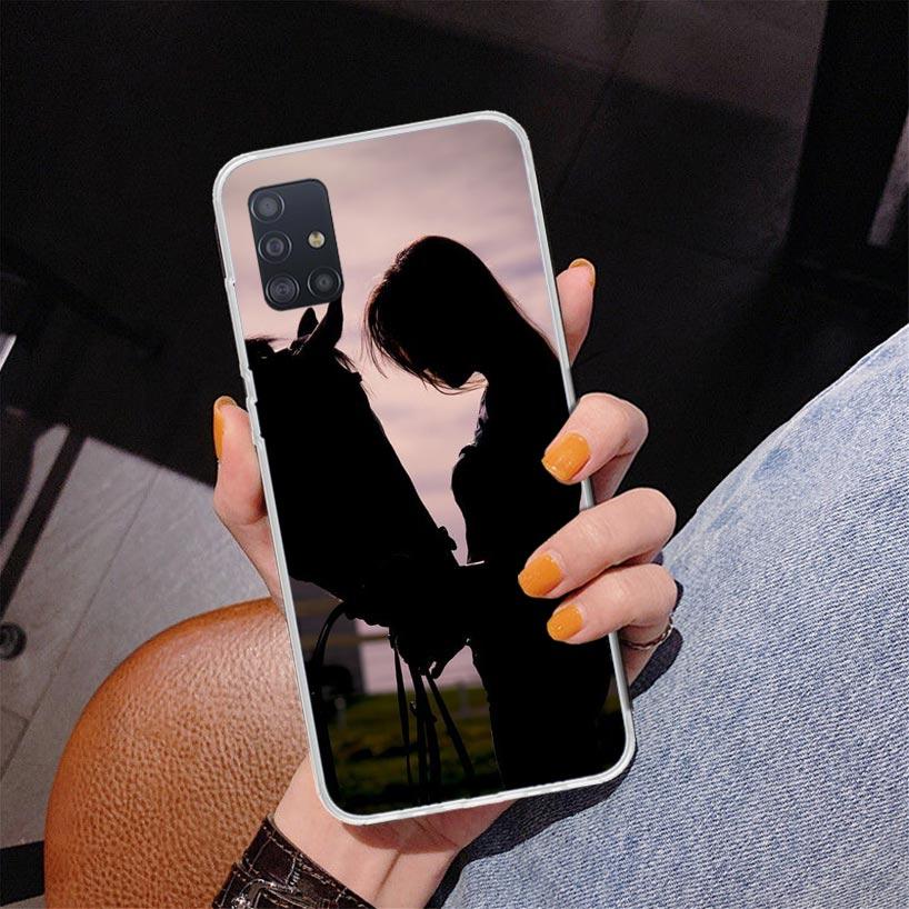 Чехол для телефона "Великая Красота Лошади, Скачущей" Для Samsung Galaxy A52 A32 A22 A12 A51 A31 A50S A30S A20S A10S Note 20 Ultra 10 Plus S10