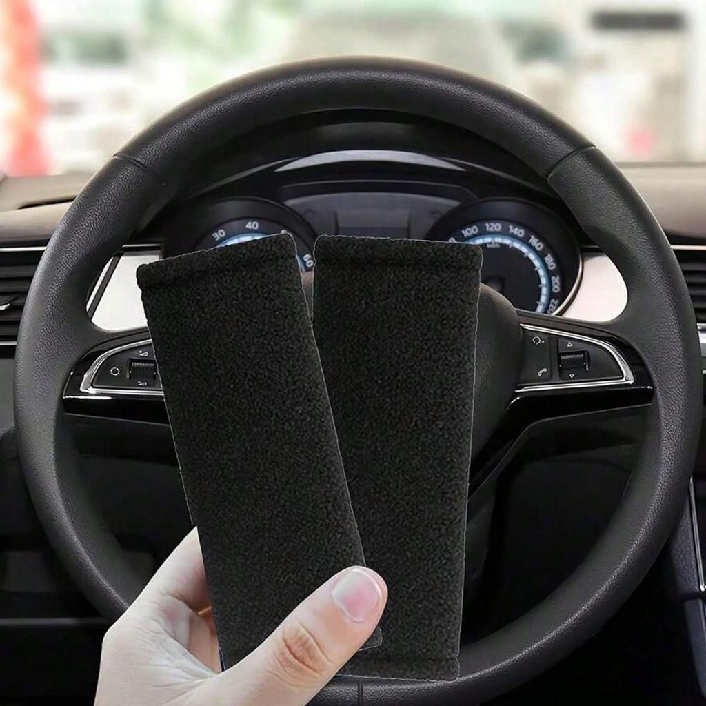 4pcs Soft Car Door Handle Covers, Universal Car Roof Grab Handle Covers, Protect Your Vehicle Interior, Easy Installation