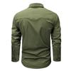 Рубашки мужские для активного отдыха на весну и осень, новые эластичные, быстросохнущие, износостойкие, в стиле милитари, рабочие рубашки для походов и альпинизма для мужчин