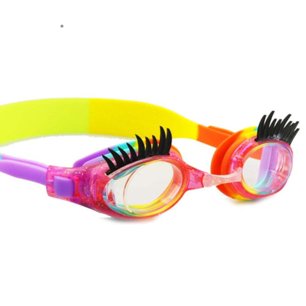 Anti Fog Eyelash Glasses Waterproof Swimming Goggles Childrens Swimming Goggles  Water Sports