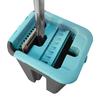 Extra Flat Mop with Wringer Bucket 4 Reusable Microfiber Mops