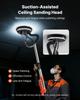 Drywall Sander, 1010W Electric Drywall Sander, Popcorn Ceiling Removal Tool with 7 Variable Speed 1000-2200 RPM, Double-Deck LED Light, Foldable &