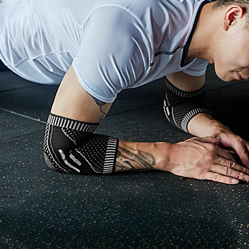 Спортивные налокотники для мужчин, налокотники для фитнеса для жима лежа, баскетбольная компрессионная плоская опора для женских рук, противоизносные мужские теплые суставные рукава